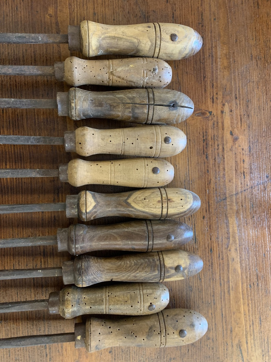 Complete Set Of Punches For Branding Livestock. Tuscany 19th Century-photo-5