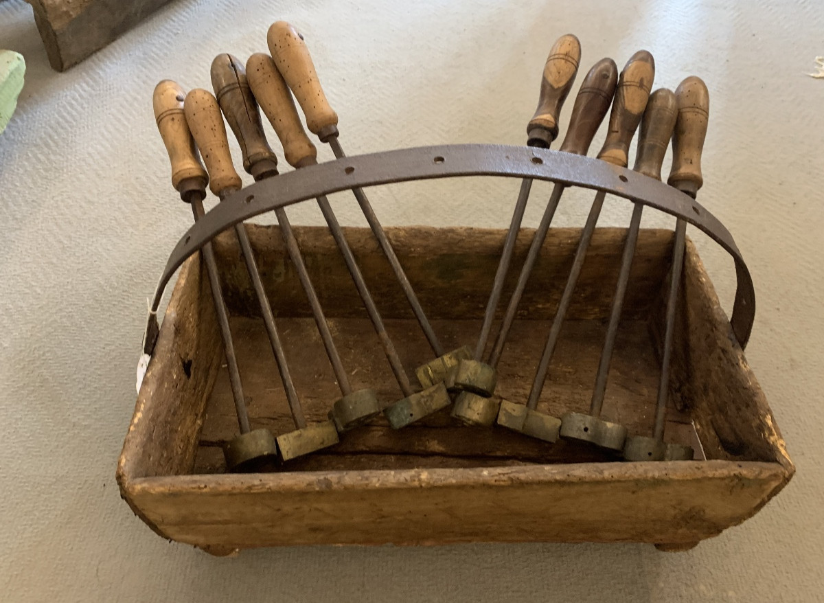 Complete Set Of Punches For Branding Livestock. Tuscany 19th Century