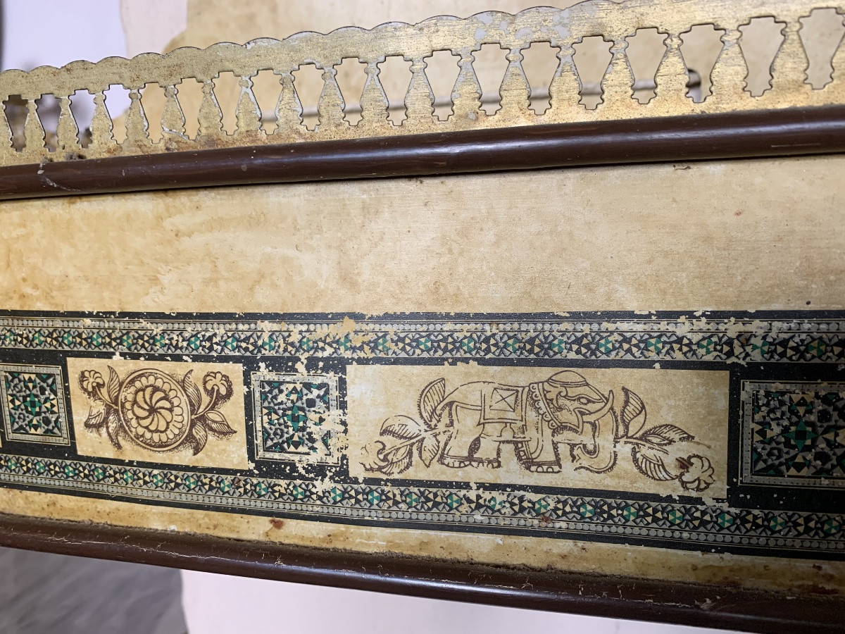 Indoor Hand Washbasin In Painted Sheet Metal. France, 19th Century-photo-6