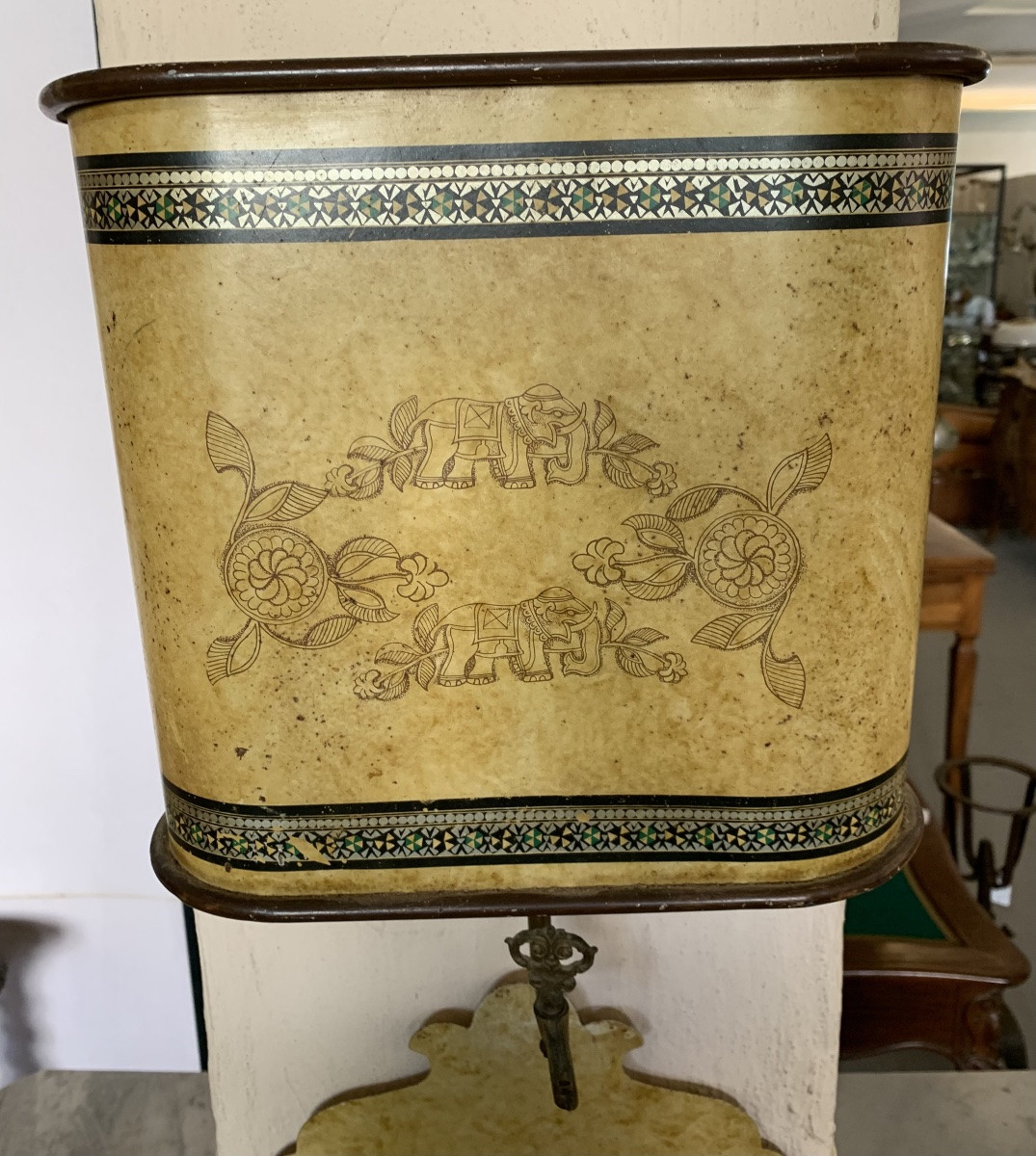 Indoor Hand Washbasin In Painted Sheet Metal. France, 19th Century-photo-8