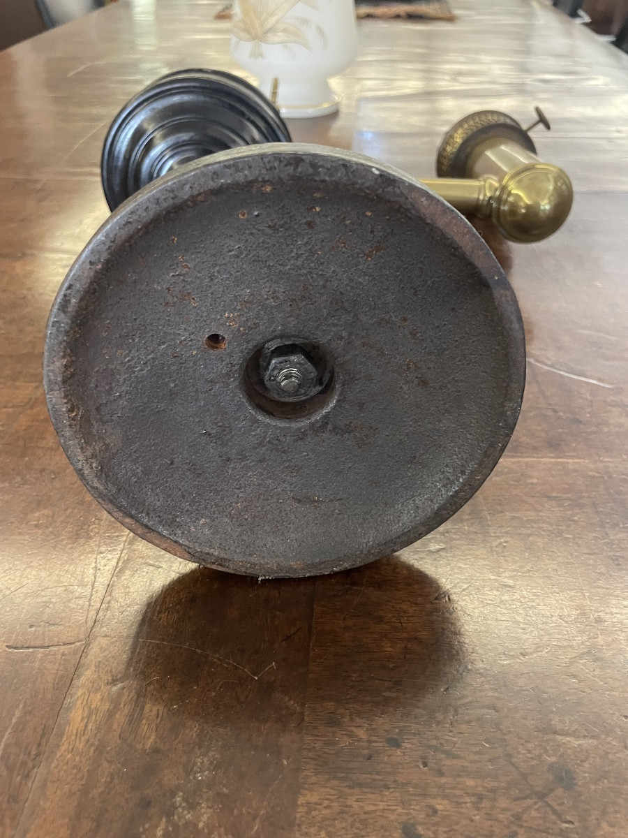 Antique Kosmos Oil Lamp, Adjustable Arm, Germany 1870/90-photo-8