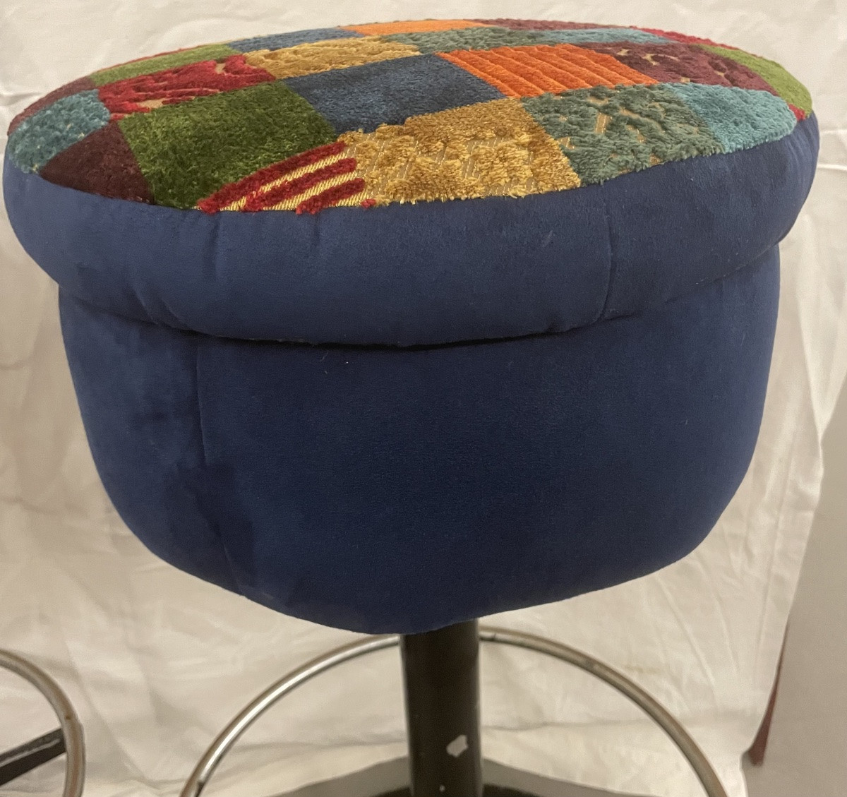 Pair Of Restored Vintage Stools, Italy, 1960s And 1970s-photo-3