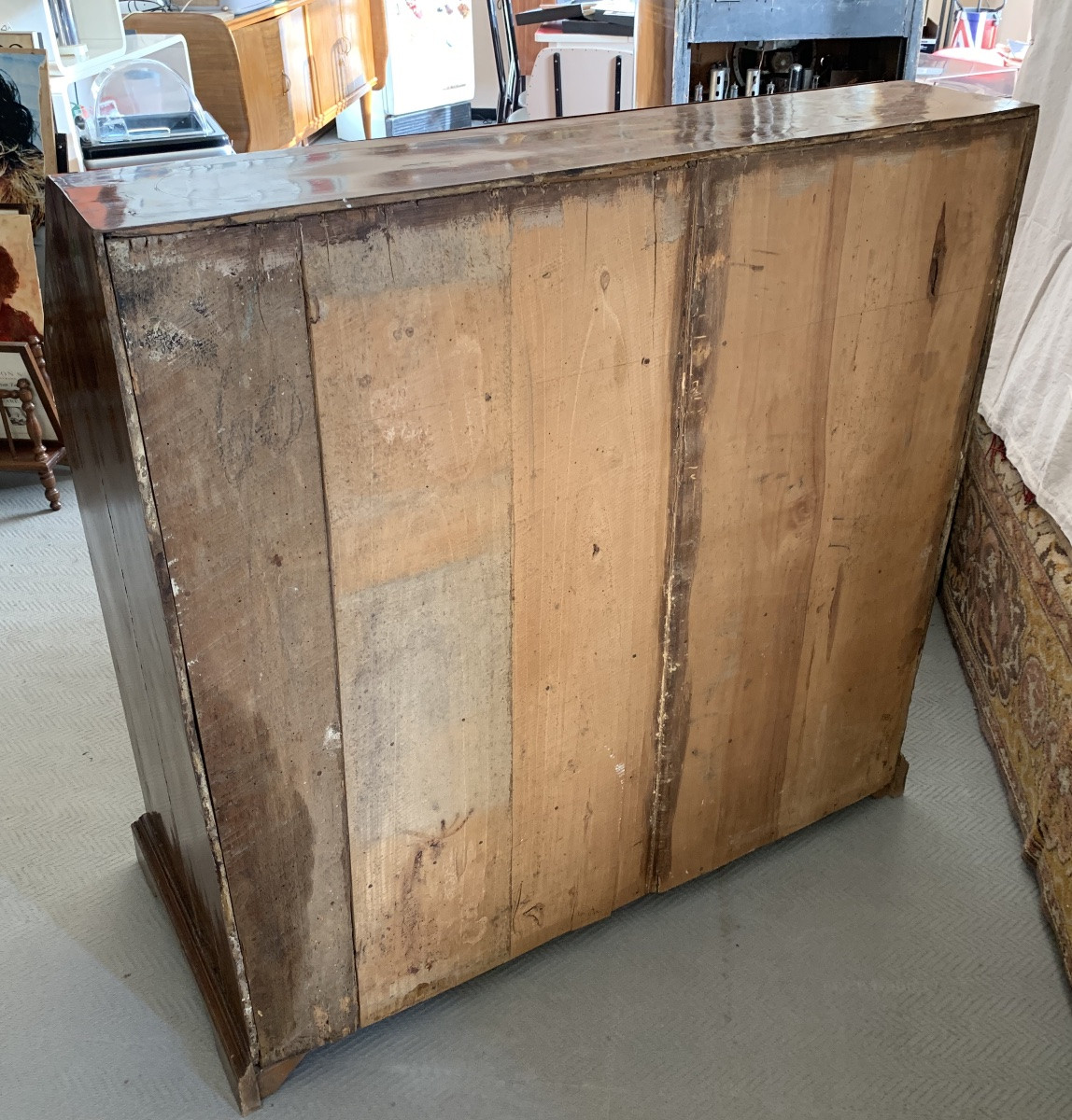 Bureau à plateau , époque Transition Louis XV/Louis XVI. Italie mi 18ème siècle-photo-4