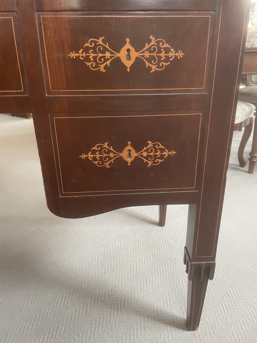 Charles X Center Desk, Italy First Half Of The 19th Century-photo-1