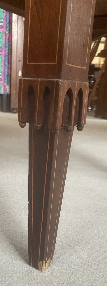 Charles X Center Desk, Italy First Half Of The 19th Century-photo-2