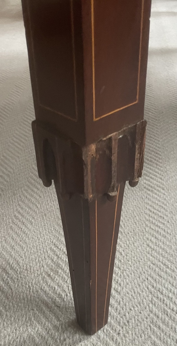 Charles X Center Desk, Italy First Half Of The 19th Century-photo-6