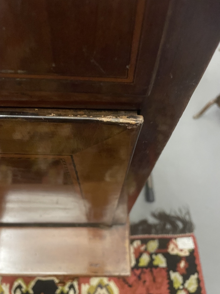 Antique Biedermeier Double-section Drop-leaf Desk, Northern Europe, 18th Century-photo-3