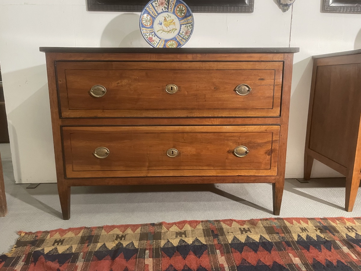 Antique Pair Of Louis XVI Dressers , Southern Italy, 18th–19th Century -photo-4
