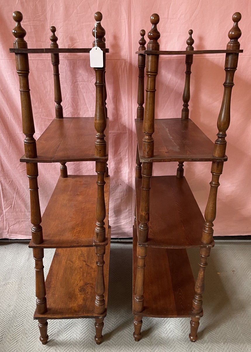 Ancient Pair Of Hetageres, Tuscany, Mid-19th Century-photo-2