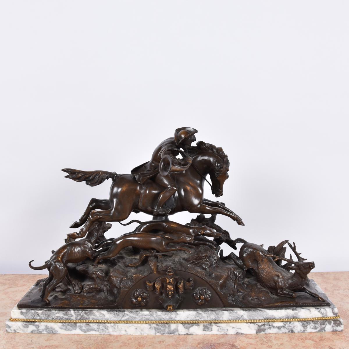 19th Century Brons, Signed By Pierre-jules Mene