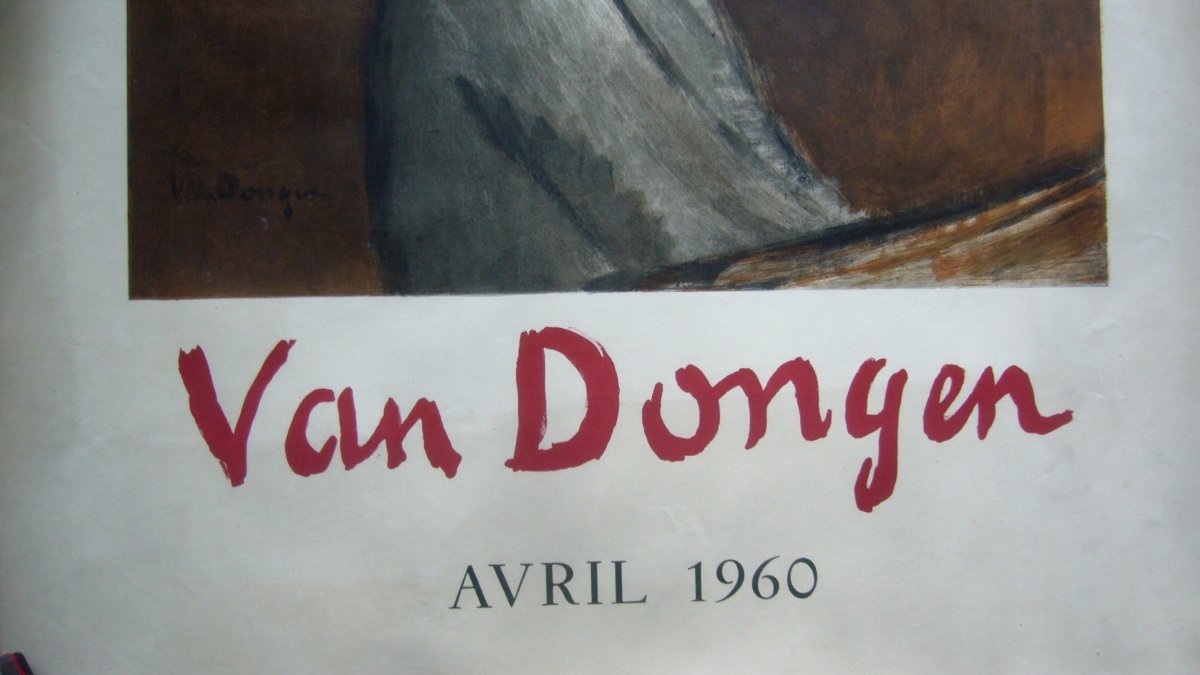 Kees Van Dongen Lithograph Poster-photo-4
