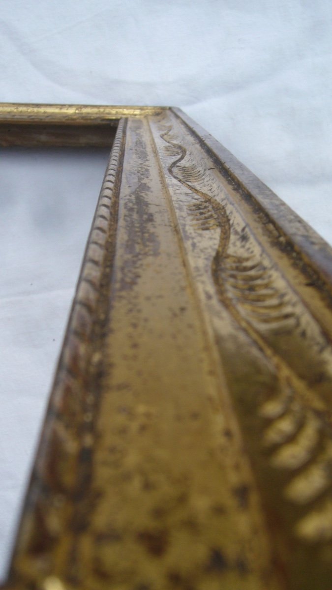 18th Century Golden Wood Frame-photo-2