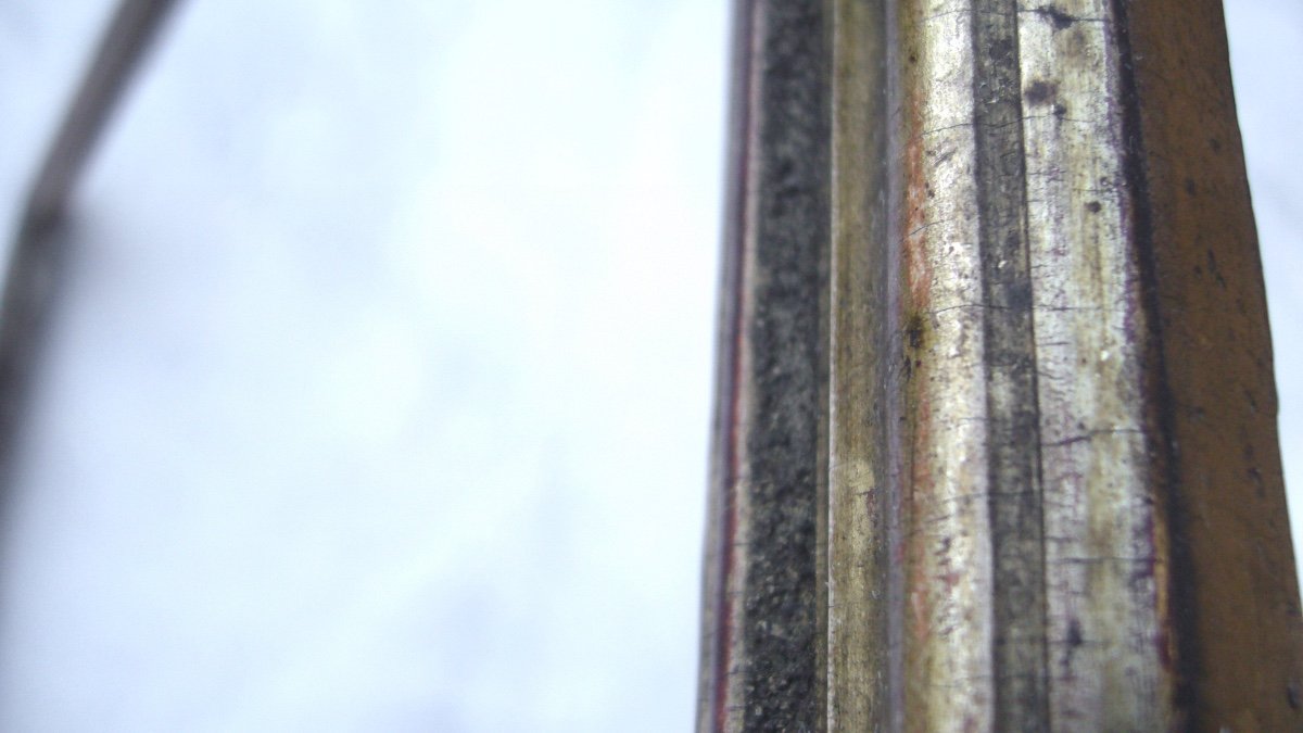 Frame In Golden Molded Oak, Louis XV-photo-5