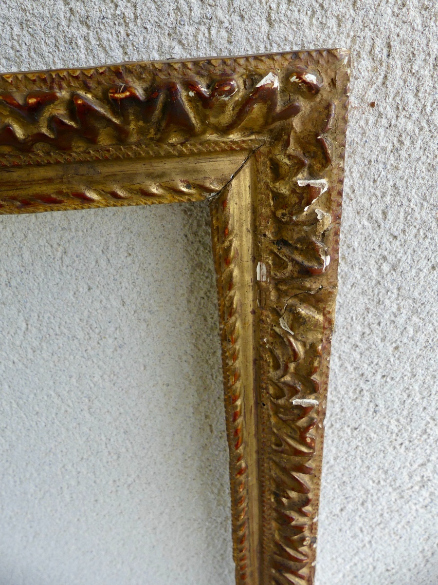 Louis XIII Carved Oak Frame, 17th Century-photo-2