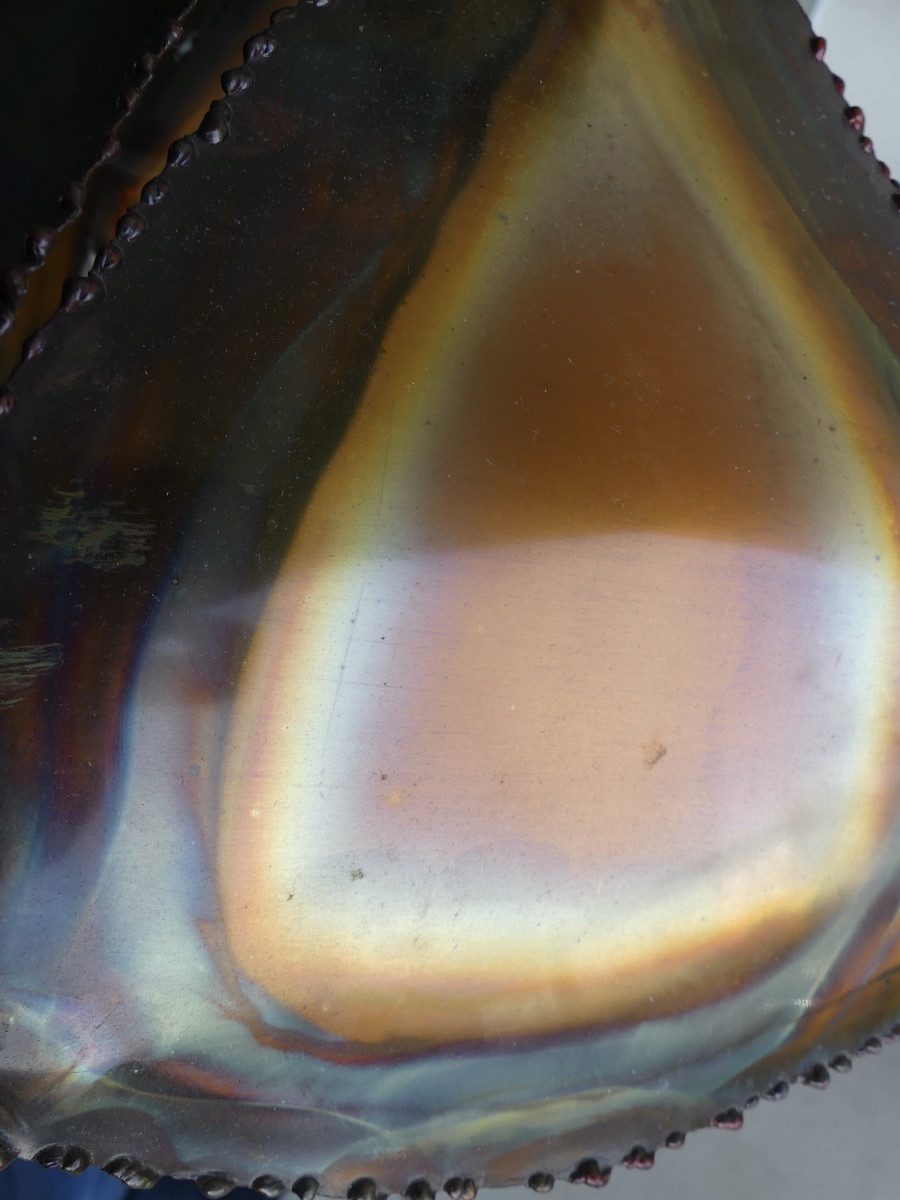 Tulip Chandelier, Pendant Light, Danish Brutalist Style, 20th Century.-photo-3