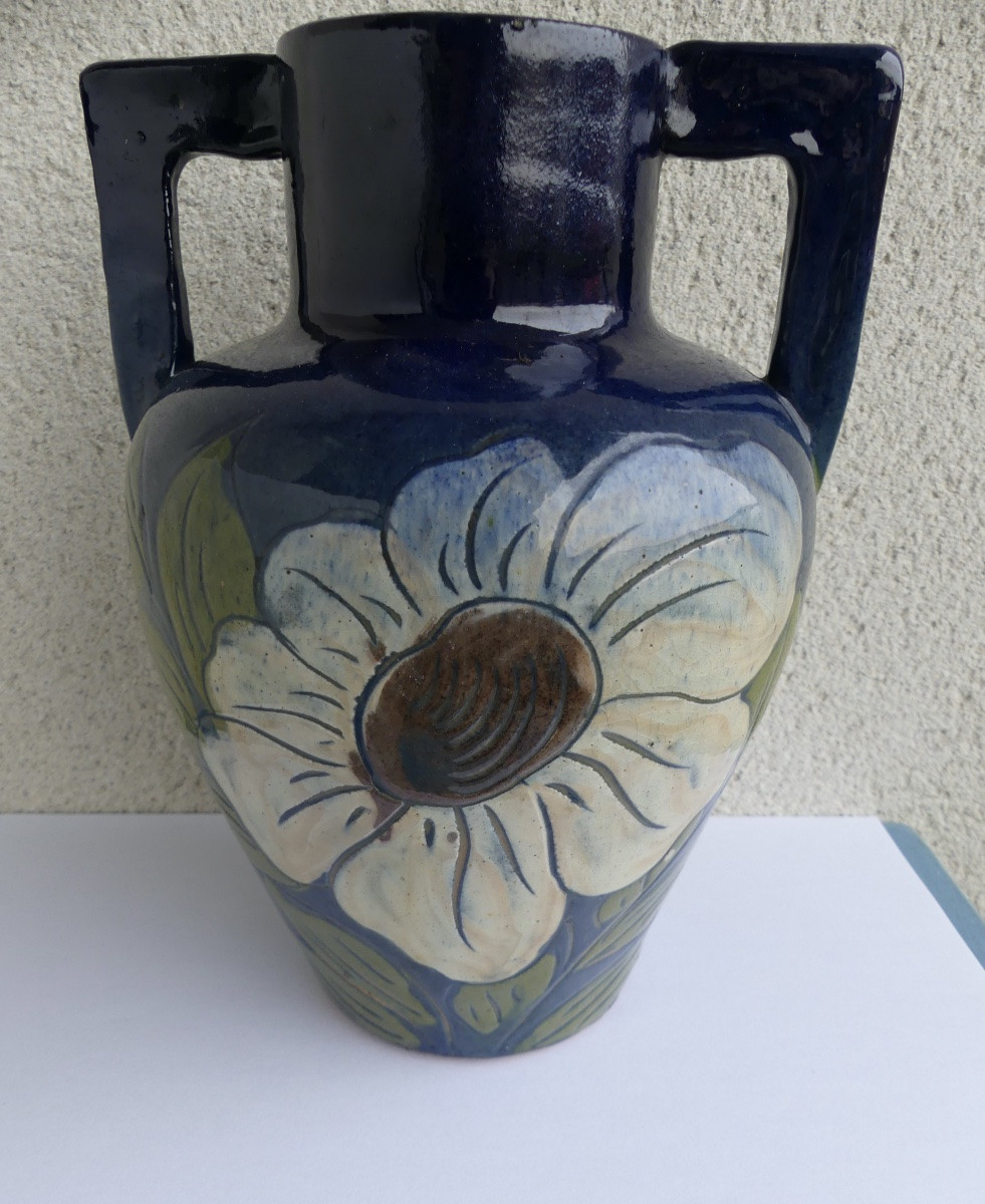 Vase de Fouquet à Bonneville, vers 1940/50.-photo-4