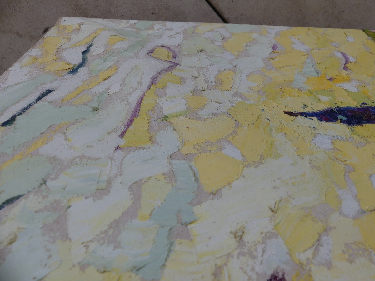 Huile sur toile de Kelly Villasenor, style «  open impressionism, XX/ XXI ème-photo-8