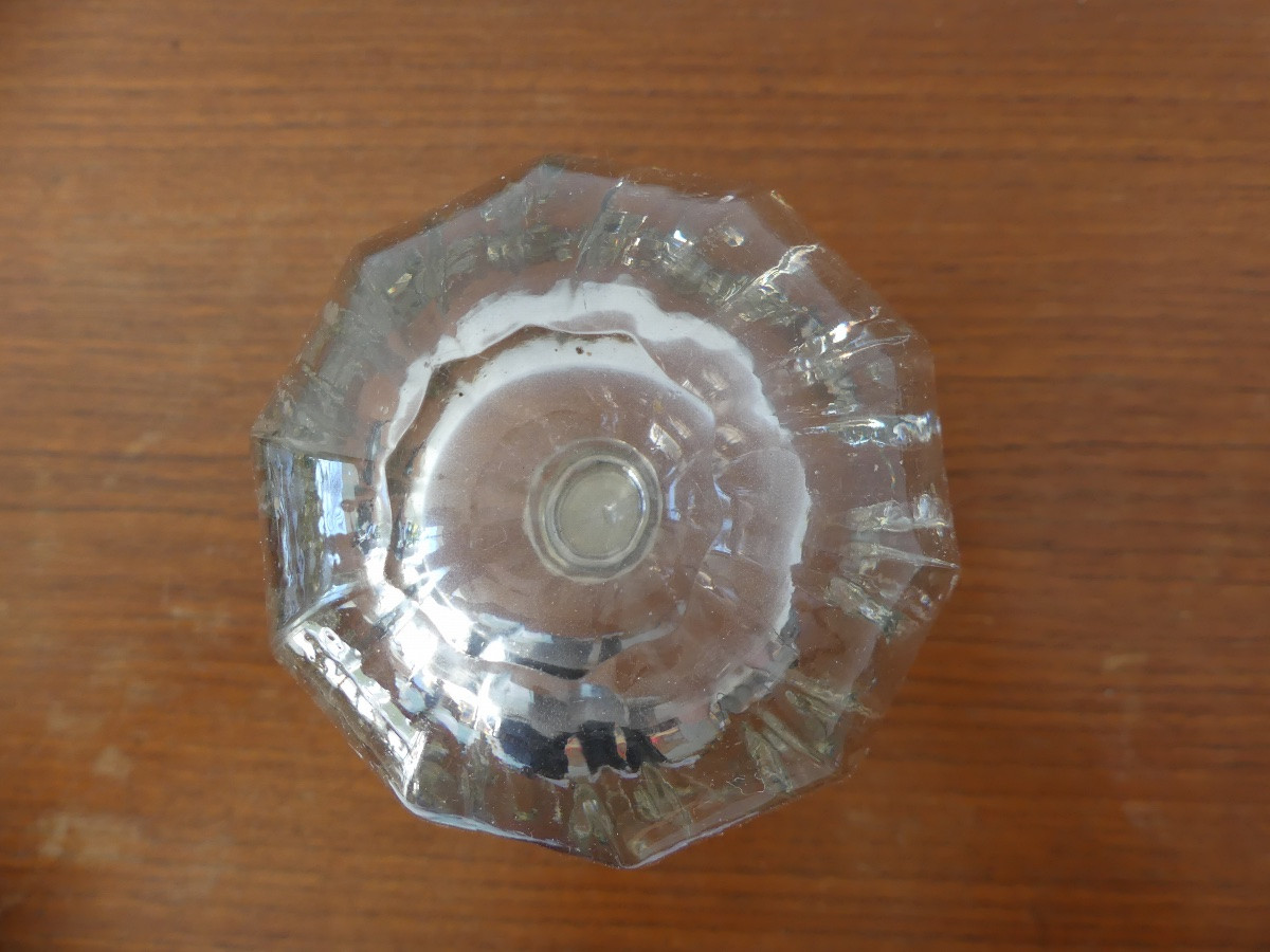 Boule de rampe d’escalier en cristal, XIX ème-photo-2