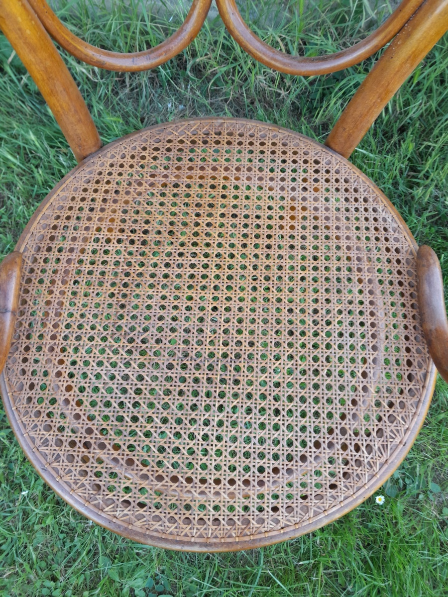 Fauteuil Thonet en bois courbé, fin XIX ème.-photo-2