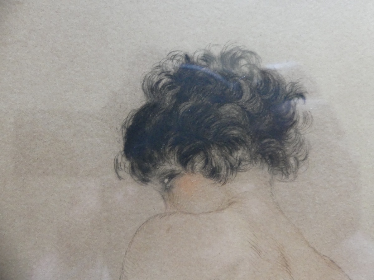 Louis Icart,  "le coucher", eau forte et aquatinte, signée, art deco-photo-4