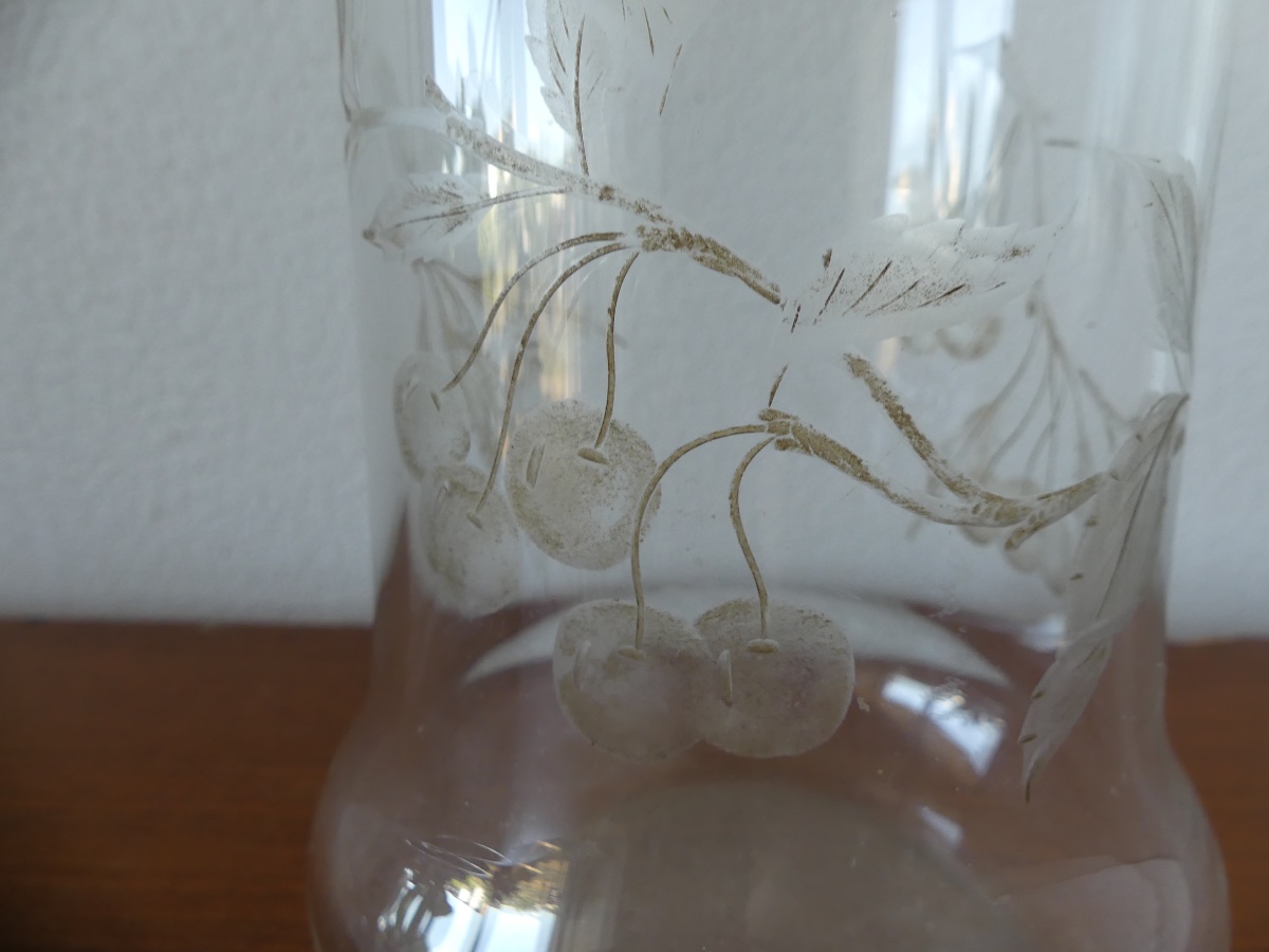 Cut Crystal Vase With A White Metal-set Neck, Signed Ercuis, Circa 1900, Art Nouveau.-photo-3