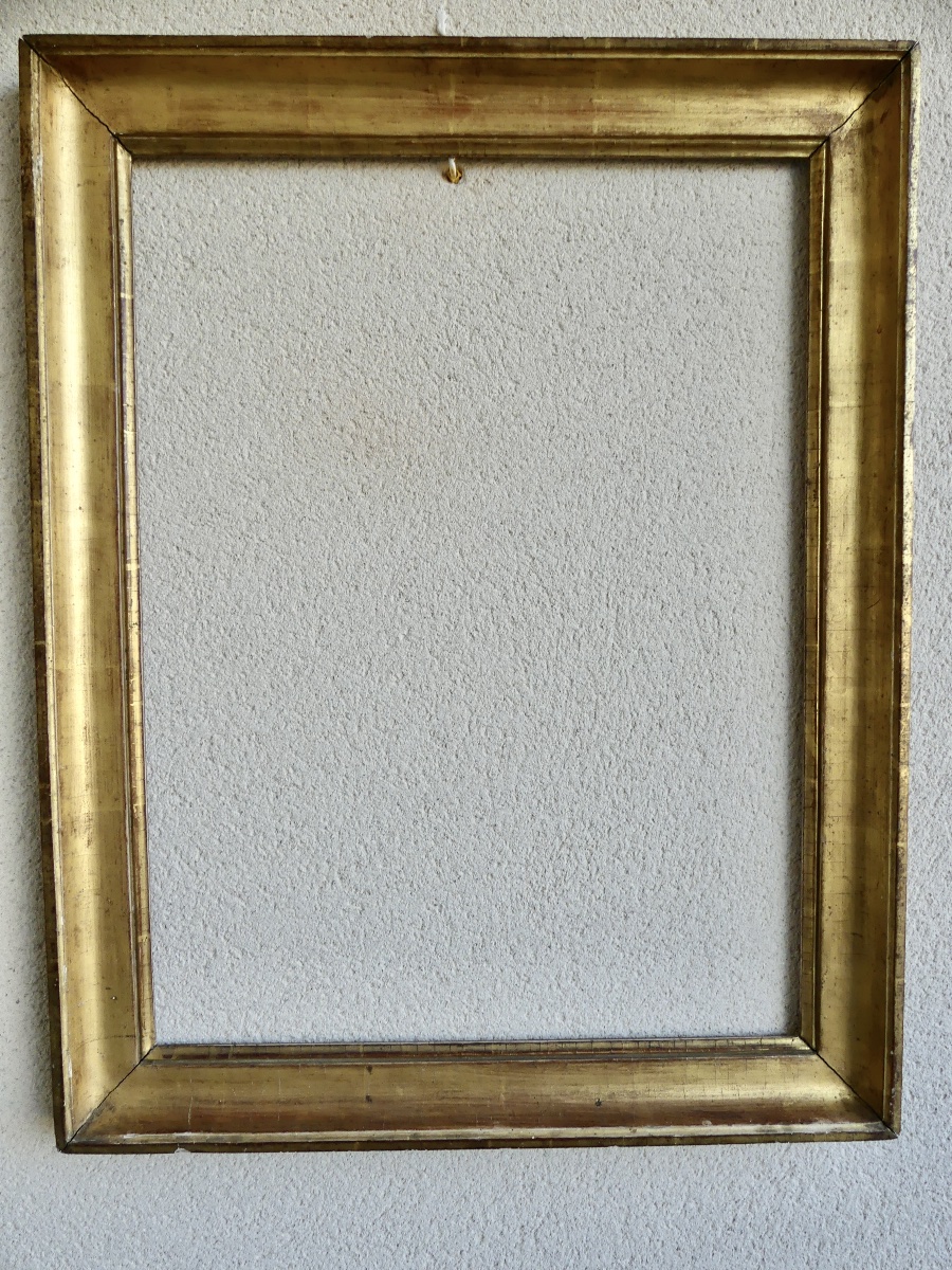 Gilded Wooden Frame From The Late 18th Century / Early 19th Century.