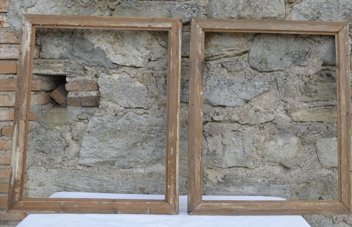 Pair Of Empire-style Frames, Early 19th Century-photo-3