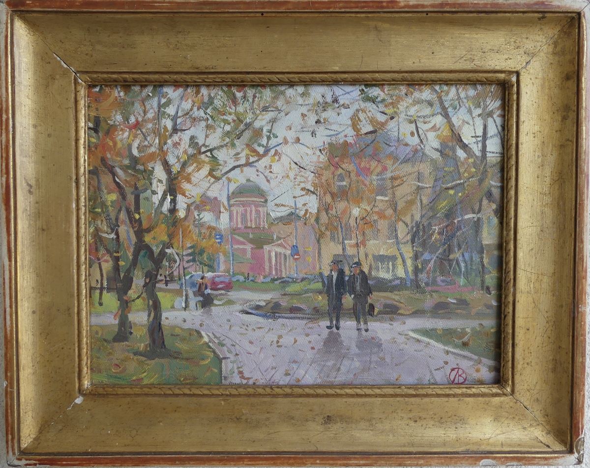 Vladimir Eugenievich ORLOV, huile sur toile, &eacute;cole Russe, Moscou, XX&egrave;me-photo-2