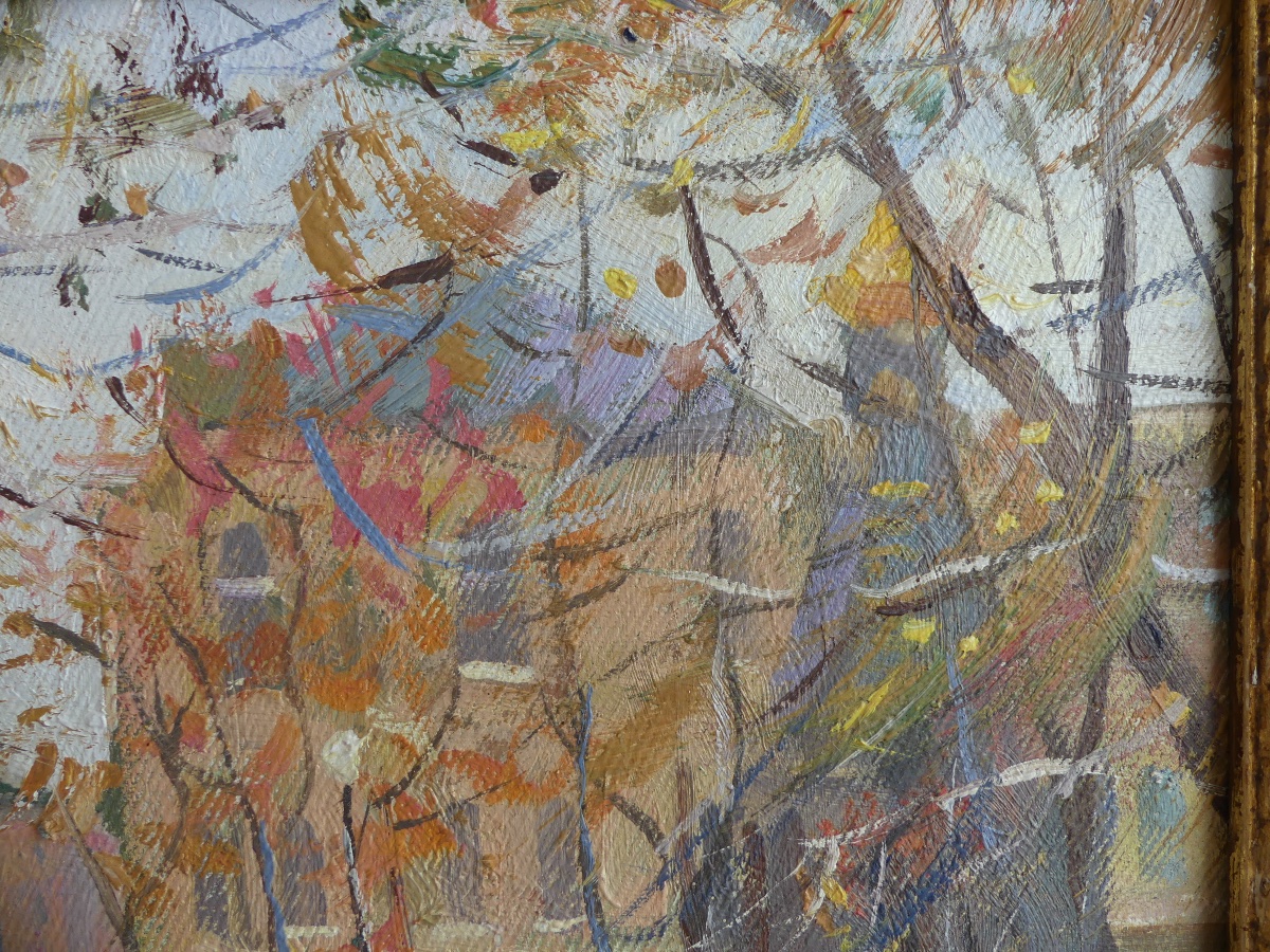 Vladimir Eugenievich ORLOV, huile sur toile, &eacute;cole Russe, Moscou, XX&egrave;me-photo-4