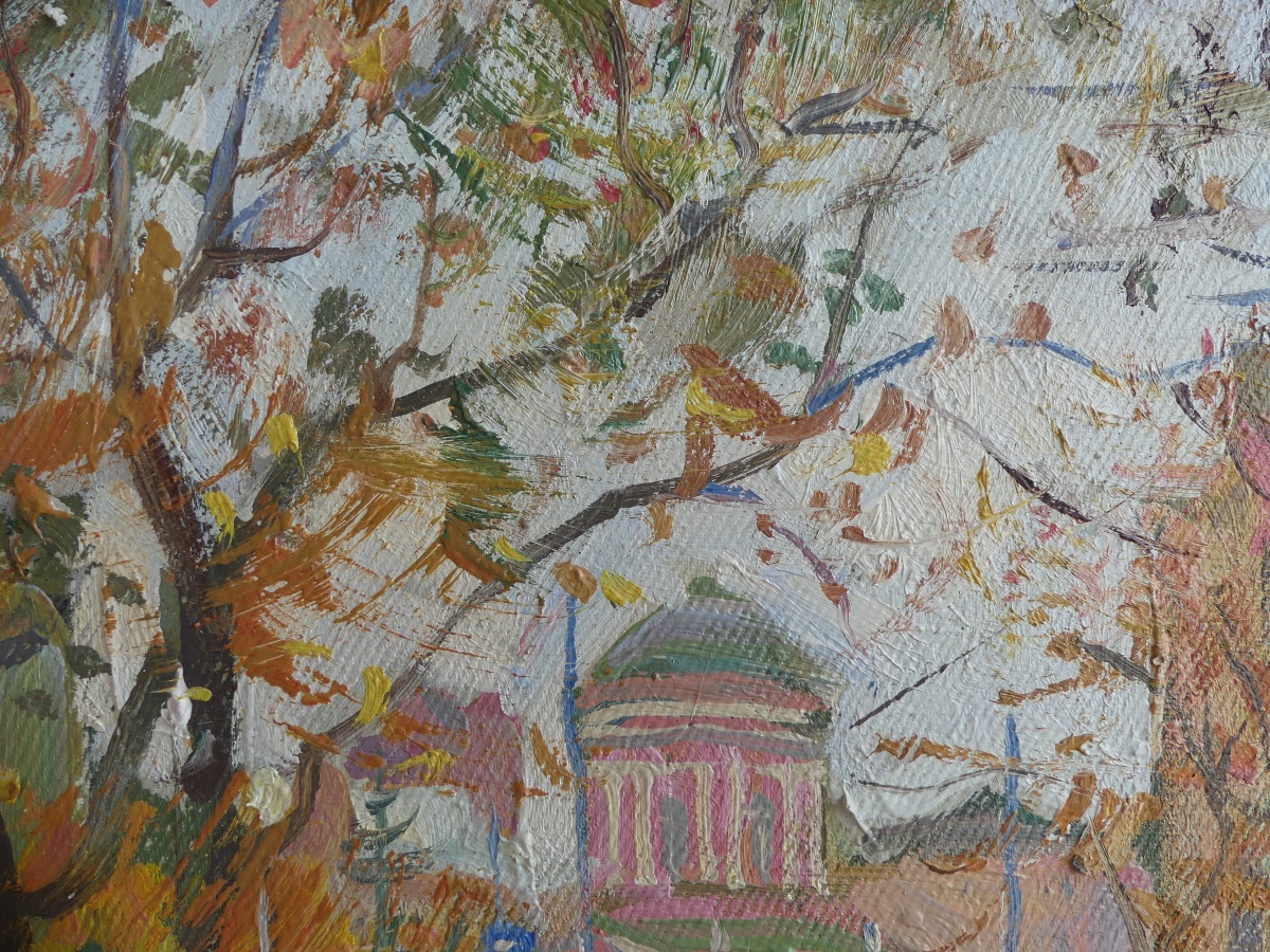 Vladimir Eugenievich ORLOV, huile sur toile, &eacute;cole Russe, Moscou, XX&egrave;me-photo-2
