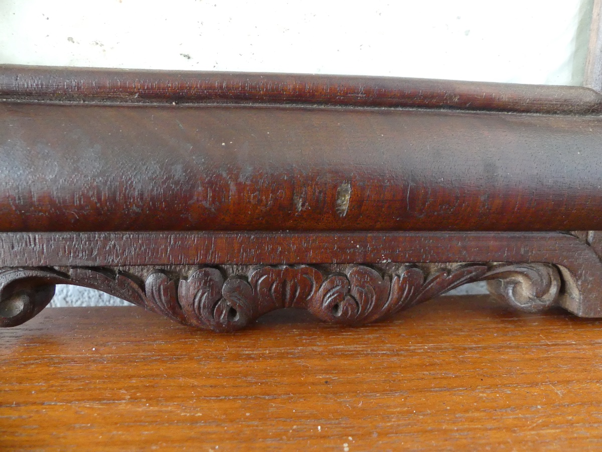 Excerpt From The Coat Of Arms Register, The Barthe Family Of Toulouse, Single-wood Frame, 19th Century-photo-4