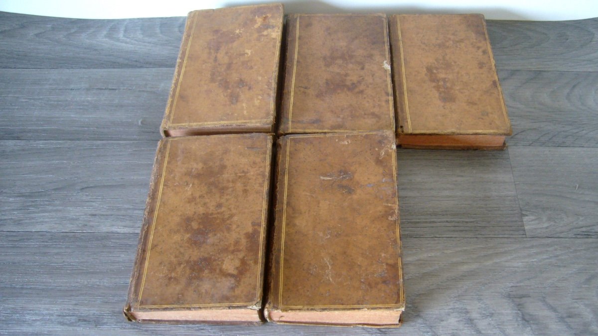 Livres Anciens, Histoire Du Prince De Savoy, 5 Volumes 1765.-photo-3