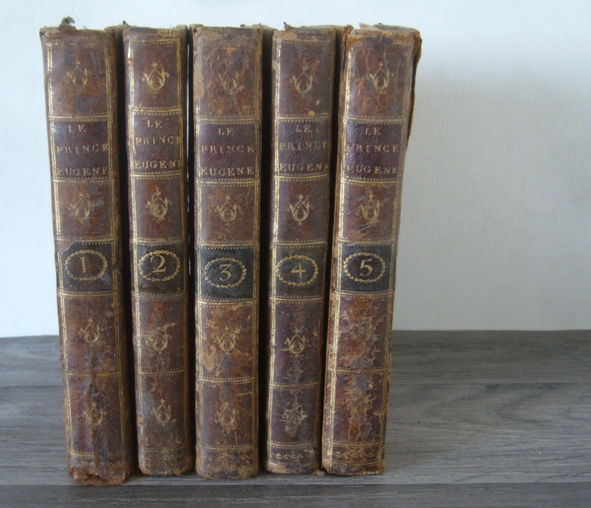 Livres Anciens, Histoire Du Prince De Savoy, 5 Volumes 1765.