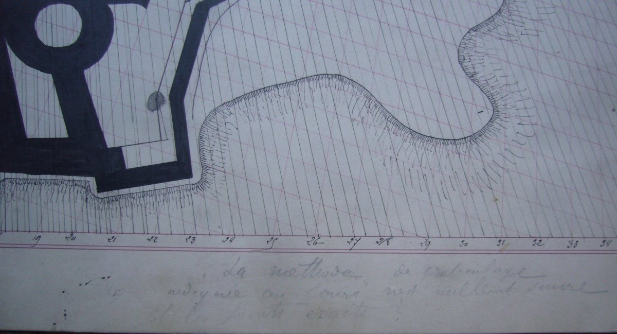 Dessin étude De Perspective Château Gaillard-photo-1