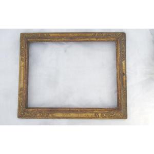 Golden Wood Frame With Reversed Profile, 18th Century
