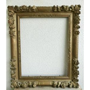 Cadre en bois sculpté et doré, LOUIS XIII/ XIV, XVII ème