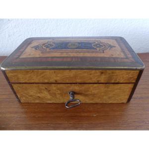 Marquetry Box, Restoration Period, 19th Century