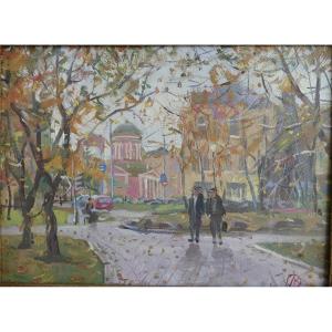 Vladimir Eugenievich Orlov, Oil On Canvas, Russian School, Moscow, 20th Century