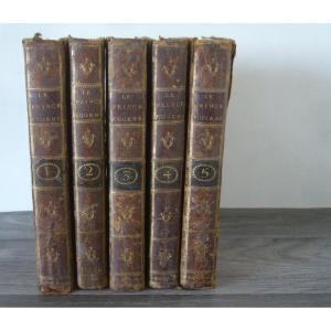 Old Books, History Of The Prince Of Savoy, 5 Volumes 1765.