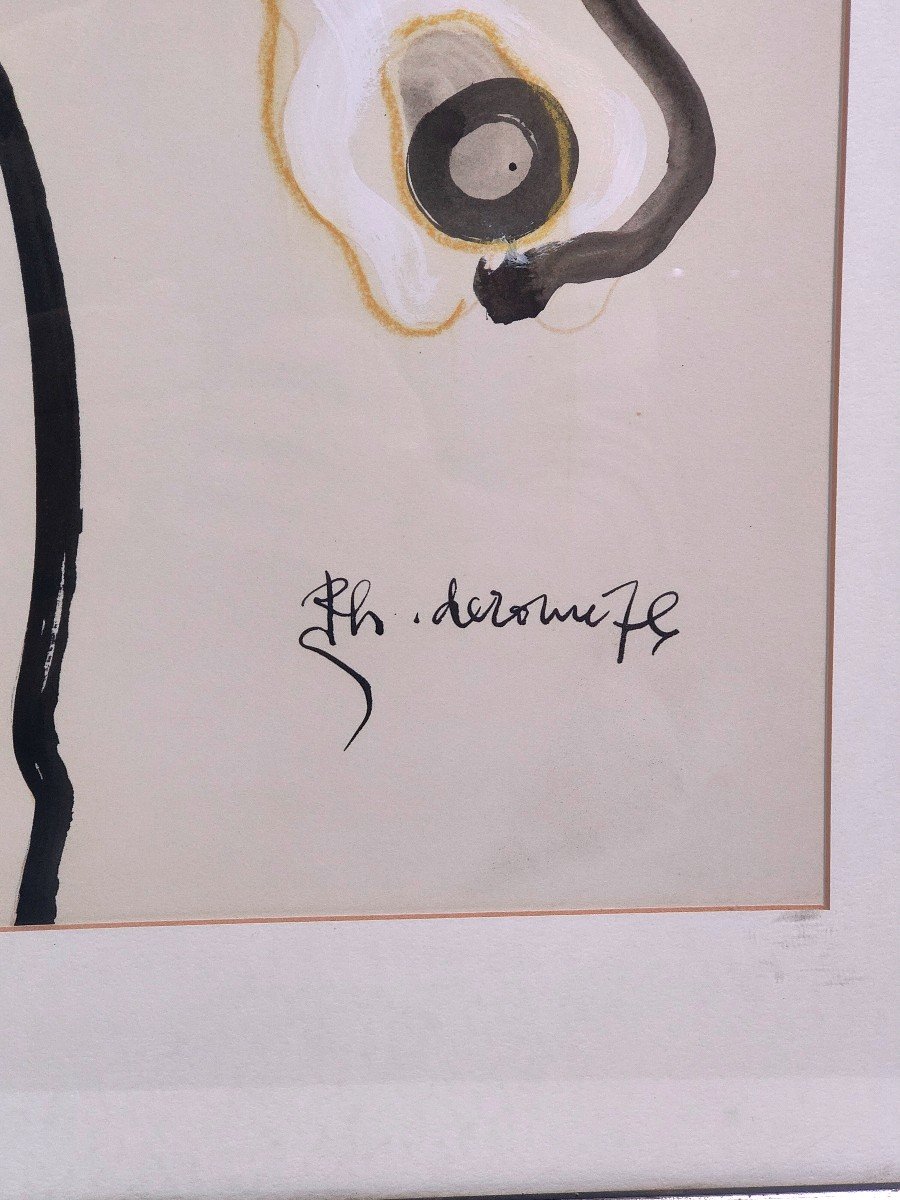Philippe Derome: Watercolor Cosmonaut - Circa 1970-photo-3