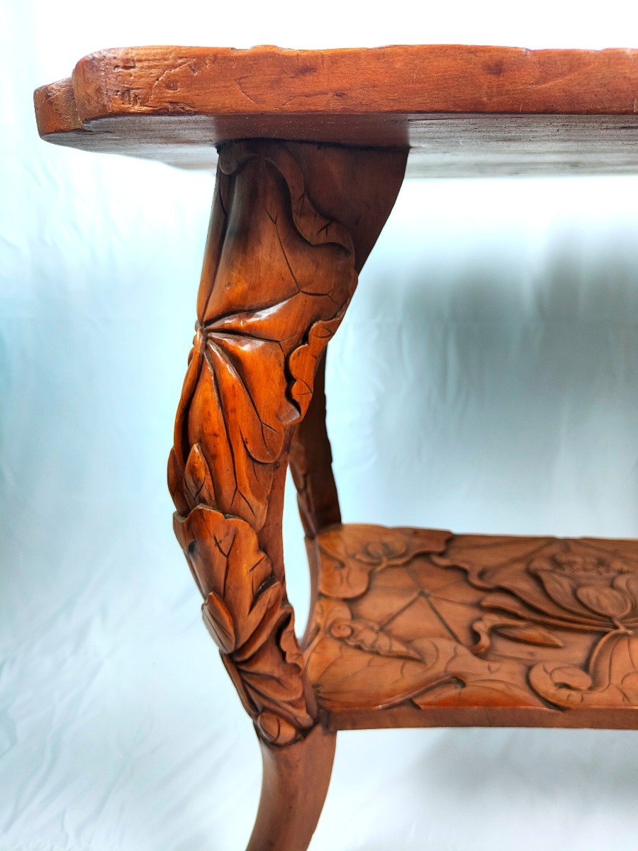 Table Art Nouveau Liberty & co 1900 JAPON-photo-3