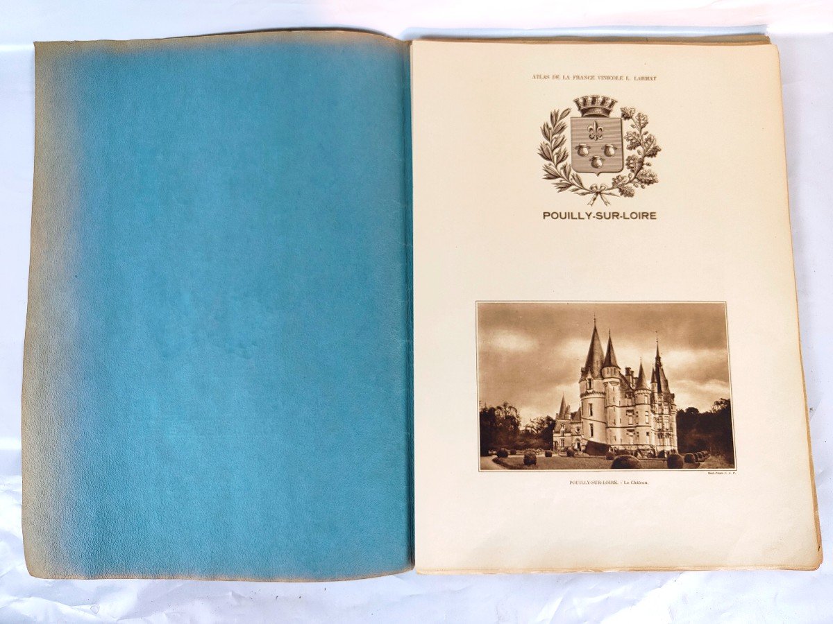Très Rare Atlas Viticole Larmat - Val De Loire - 1946-photo-3