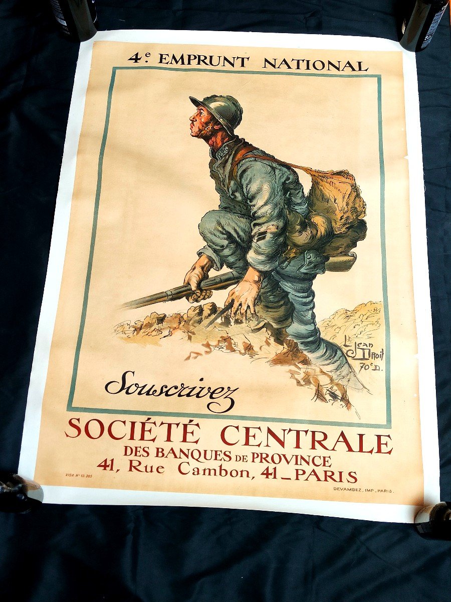 Militaria Poster First World War: National Loan
