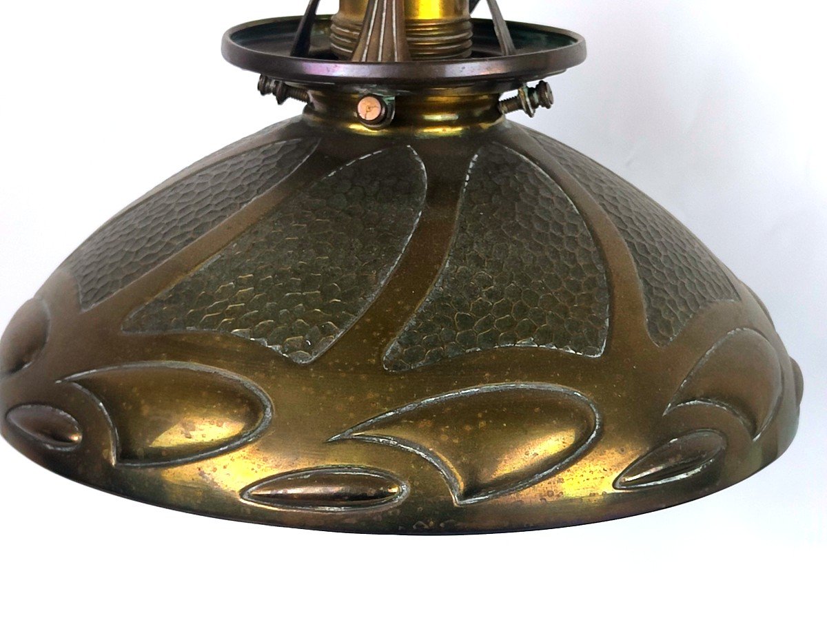 Art Nouveau Arts & Crafts Lamp-photo-4