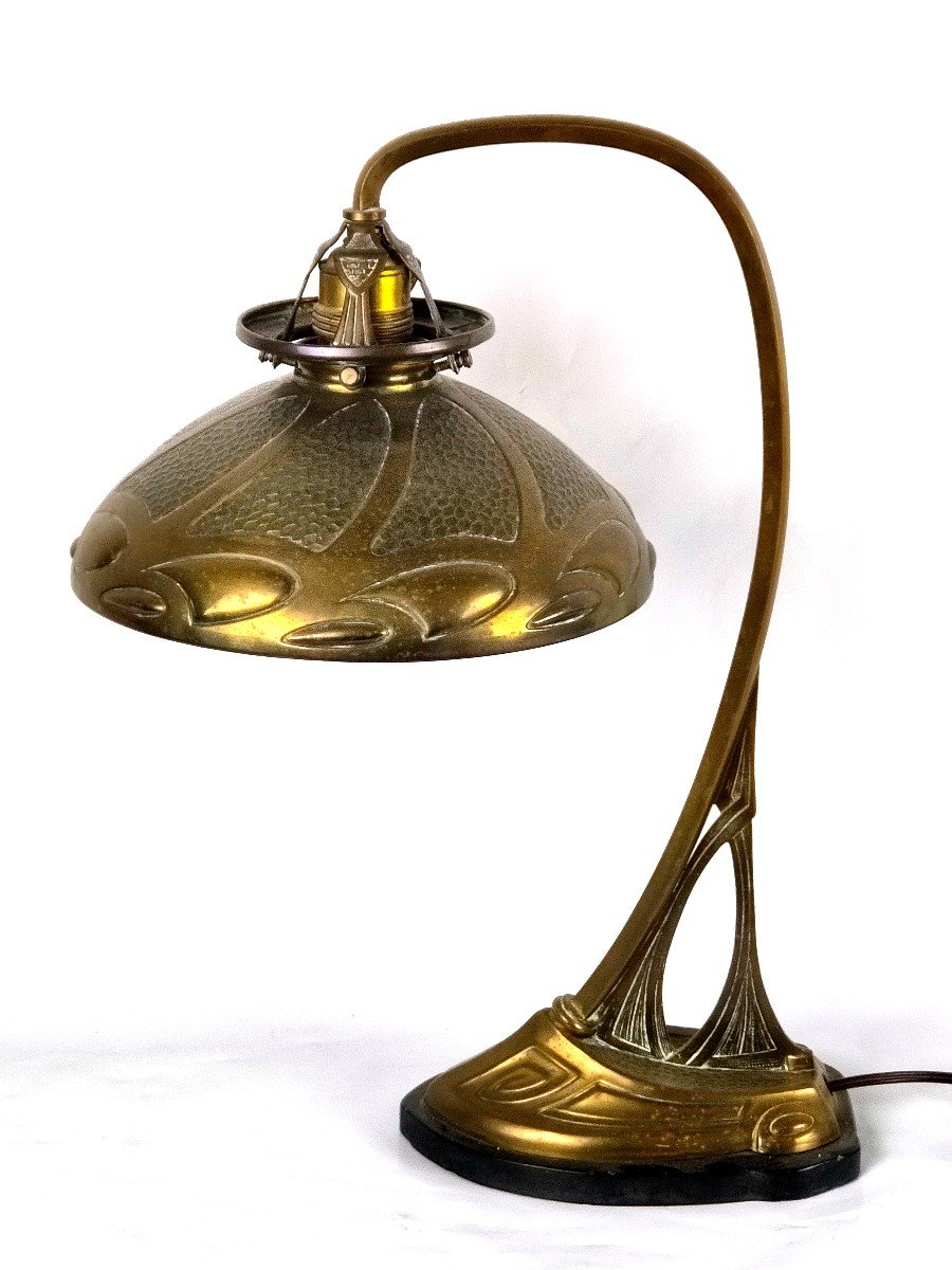 Art Nouveau Arts & Crafts Lamp