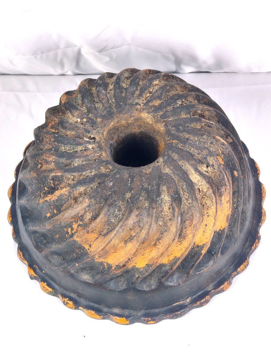 Large Kouglof Mold Late 18th Century.-photo-5