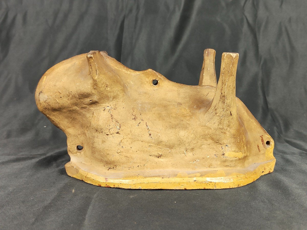 Alsatian Popular Art: Extremely Rare Speckled Lammele-photo-2