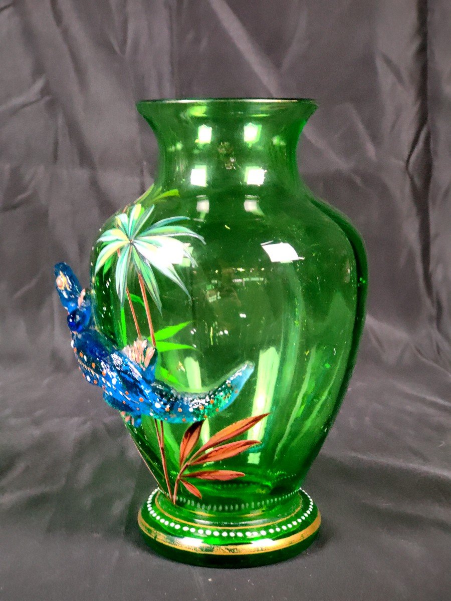 Auguste Jean : Fabuleux Vase à La Salamandre-photo-6