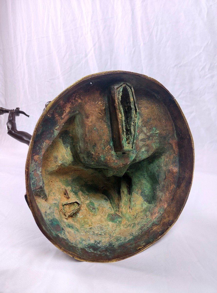 Imposing Bronze: Hallali By Marcel Debut (1865-1933)-photo-8