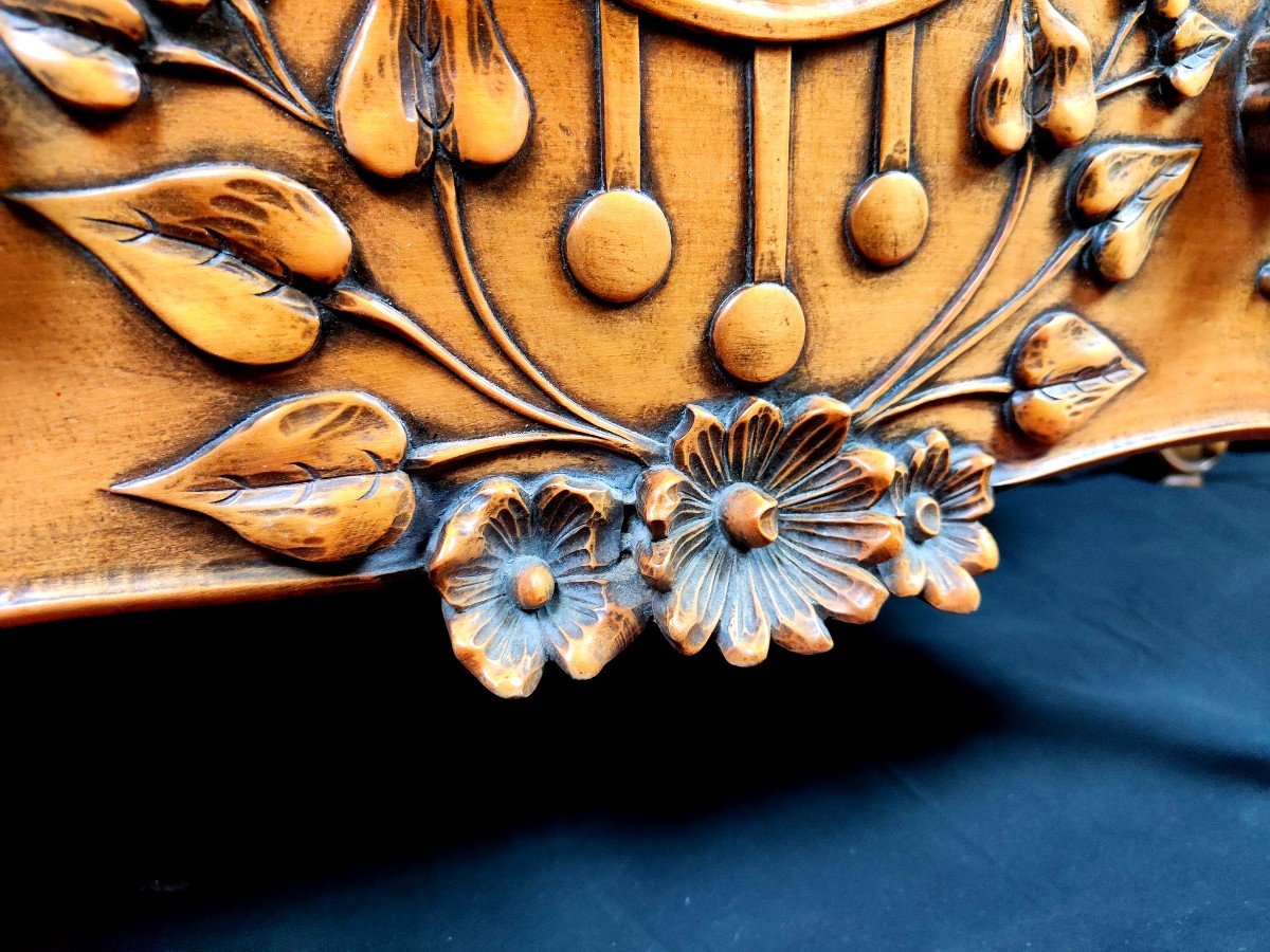 Miroir Jardinière De Style Art Nouveau-photo-5